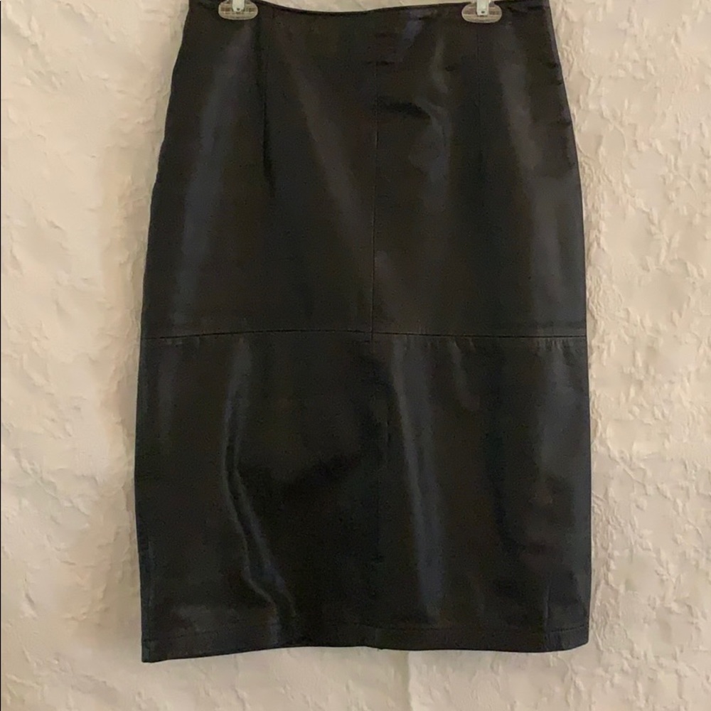 Leather skirt